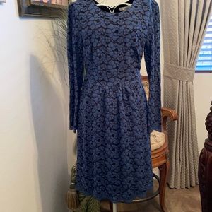 Blue lace dress size 2